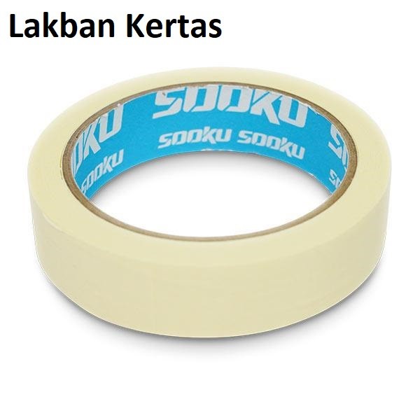 Lakban Kertas Kecil 1 Inch SOOKU