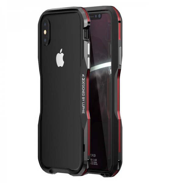 Luphie Metal Bumper Aluminium Case Apple Iphone X Xs 5 8 Inch Hitam Merah Shopee Indonesia