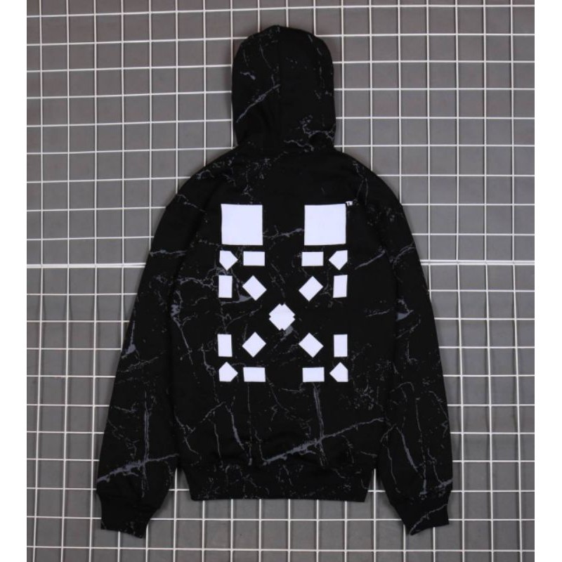 JAKET SWEATER HOODIE BS OF MARBLE DIAGONAL ARROWS UNISEX PREMIUM