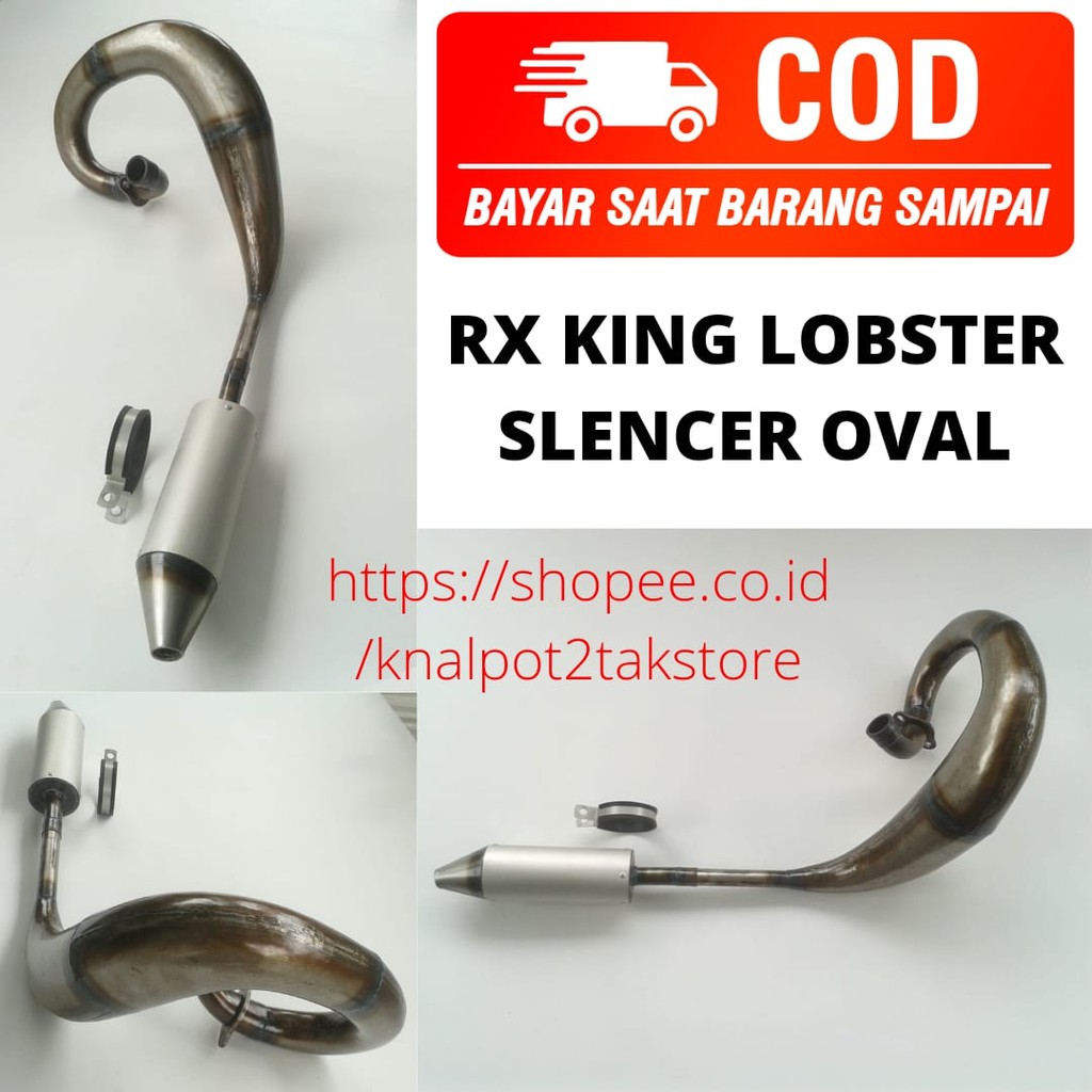 knalpot lobster rx king-rx king lobster-rx king-udang rx king slencer oval