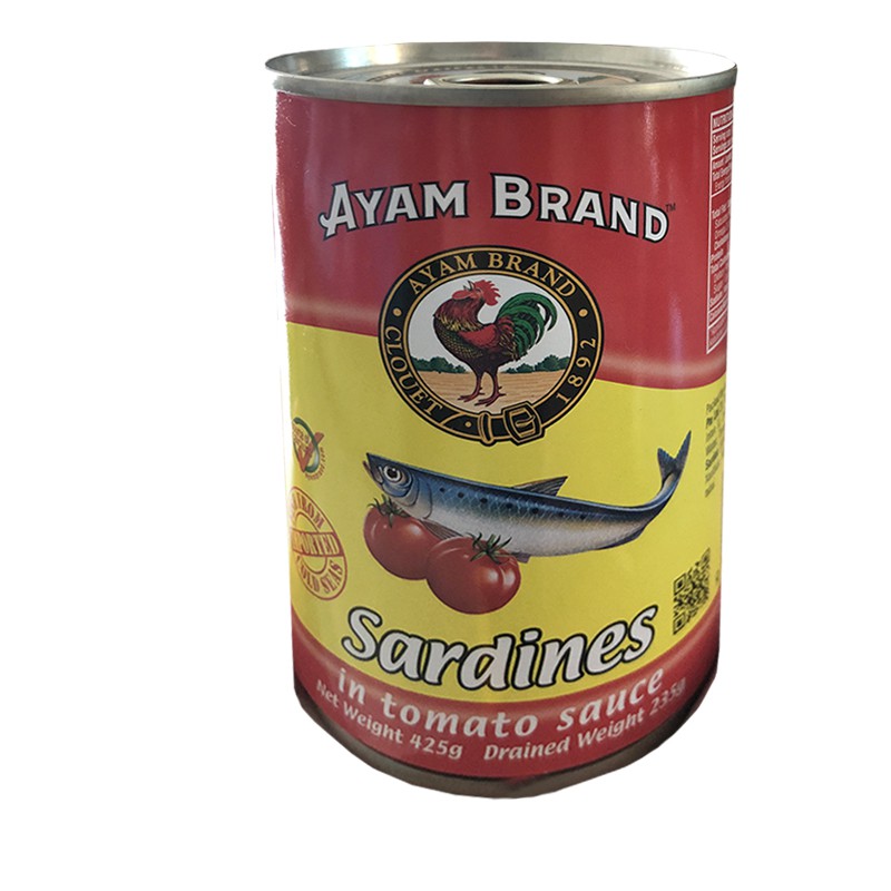 Ayam Brand Sarden Dalam Saus Tomat 425 gr ikan sarden olahan dengan saus tomat enak dan bergizi