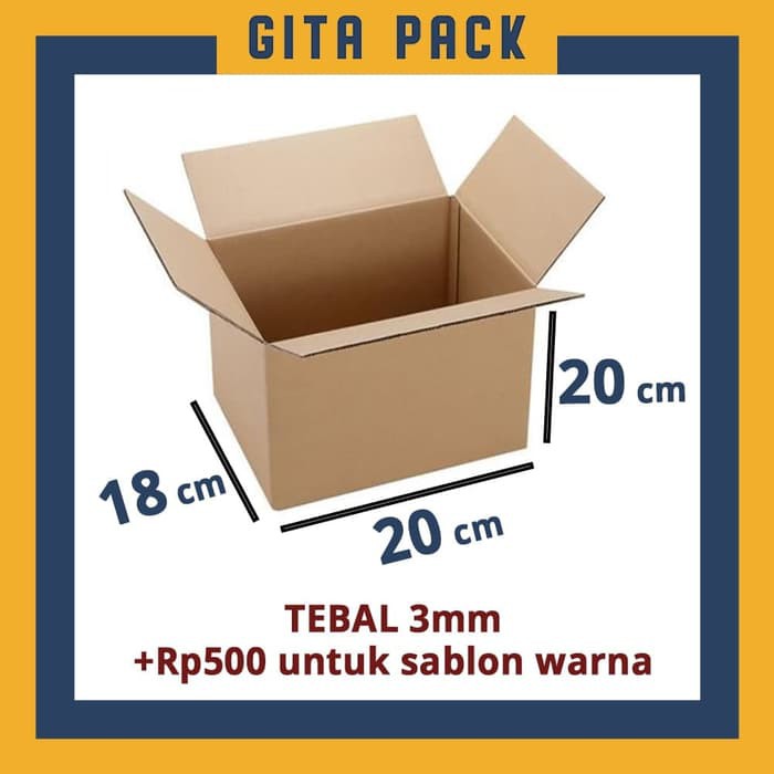 

Lihat Detal Kardus Box Karton Polos Packing ( 18 x20 x 20 cm ) Ukuran Sedang Limited