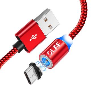 3 in 1 Magnetic Fast Charging Cable micro USB Type C lightning Magnet