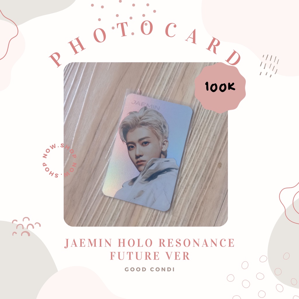 Photocard Official NCT Jaemin Holo Resonance Pt 1 Future Ver