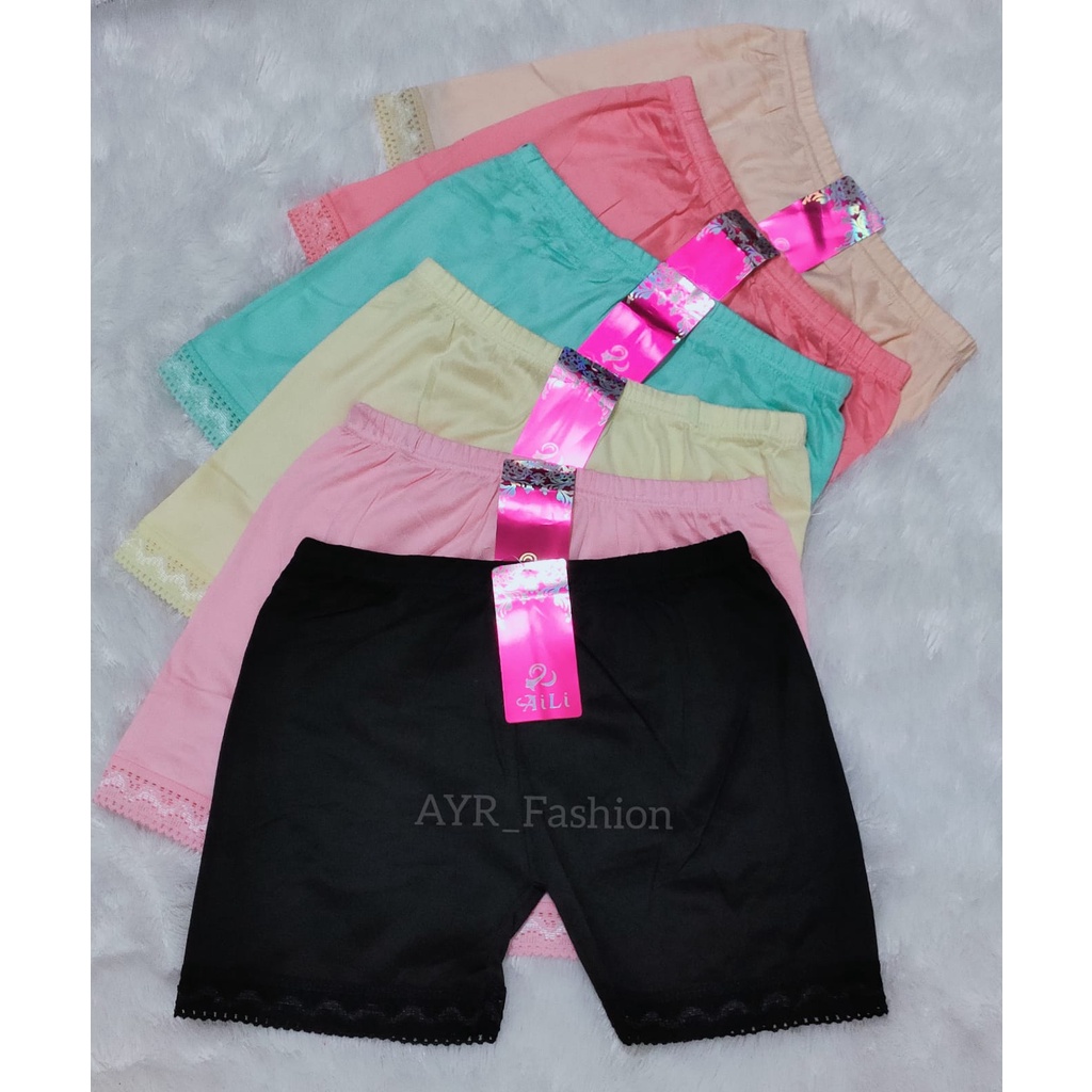 1Pcs Short AILI Pants - Celana Pop Wanita Remaja Dewasa - Celana Short Anak SD/SMP/Remaja Dan Dewasa