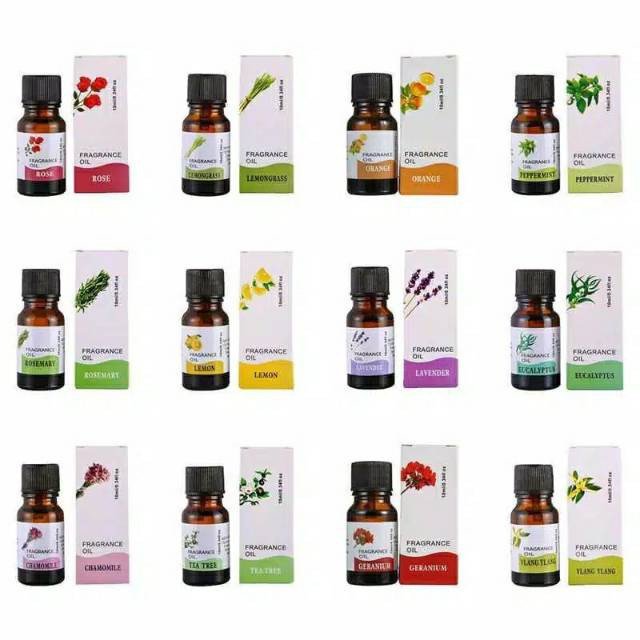 Minyak Aromaterapi Chenf Pure Essential Fragrance Oils Aromatherapy Diffusers 10ml Aroma Spa