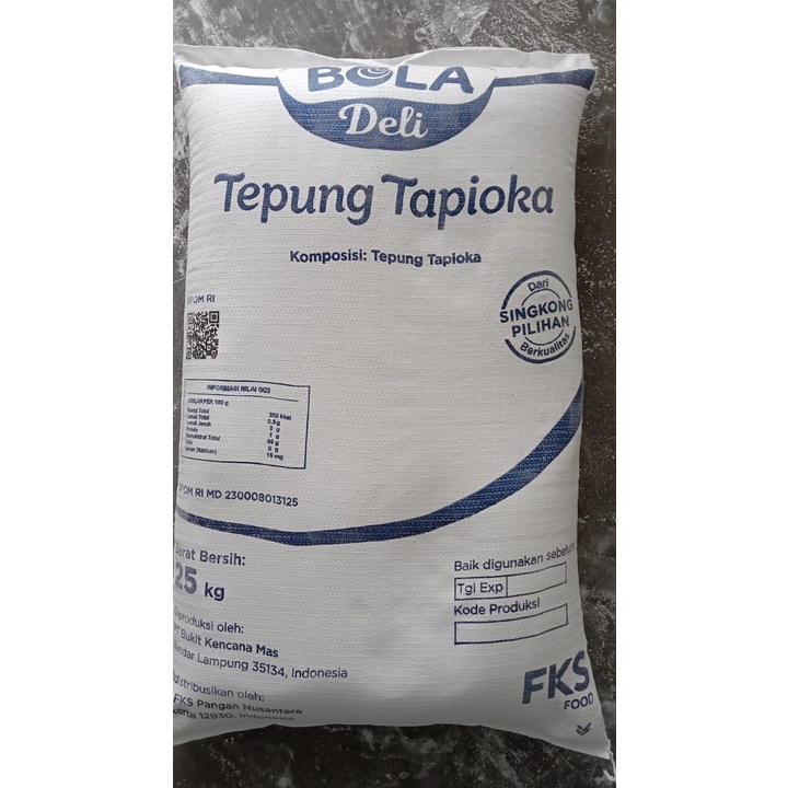 TEPUNG TAPIOKA BOLA DELI 25KG