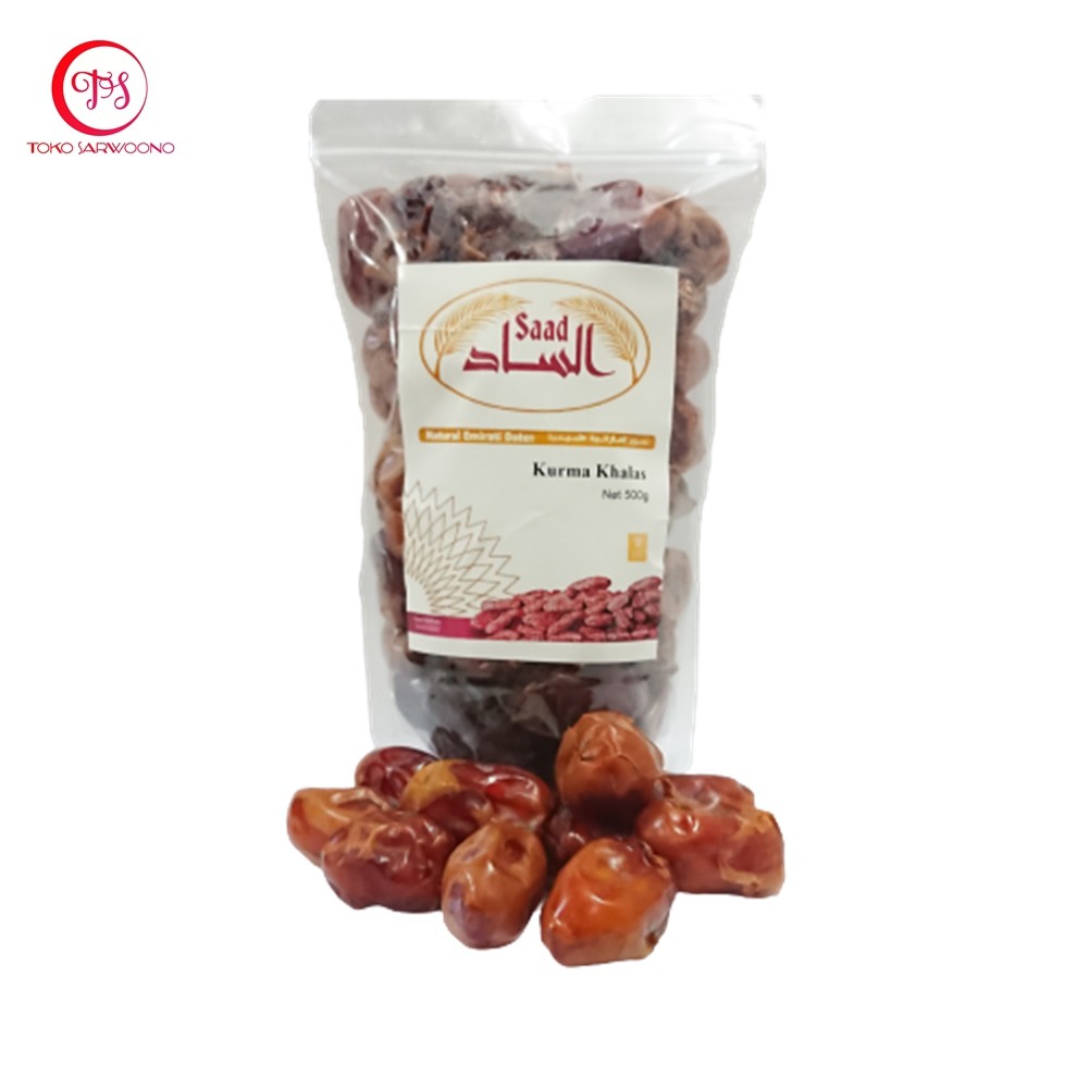 Kurma Khalas Saad 500 gr - Kholas Dates Al Sa'ad