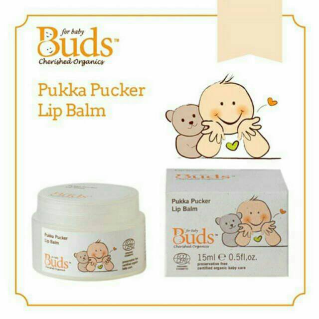 Buds Pukka Pucker Lip Balm / Pelembab Bibir Anak