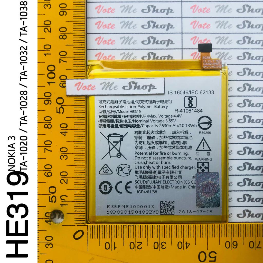 Baterai Batre NOKIA 3 TA-1032 TA-1020 TA-1028 TA-1038 Battery HE319 Original