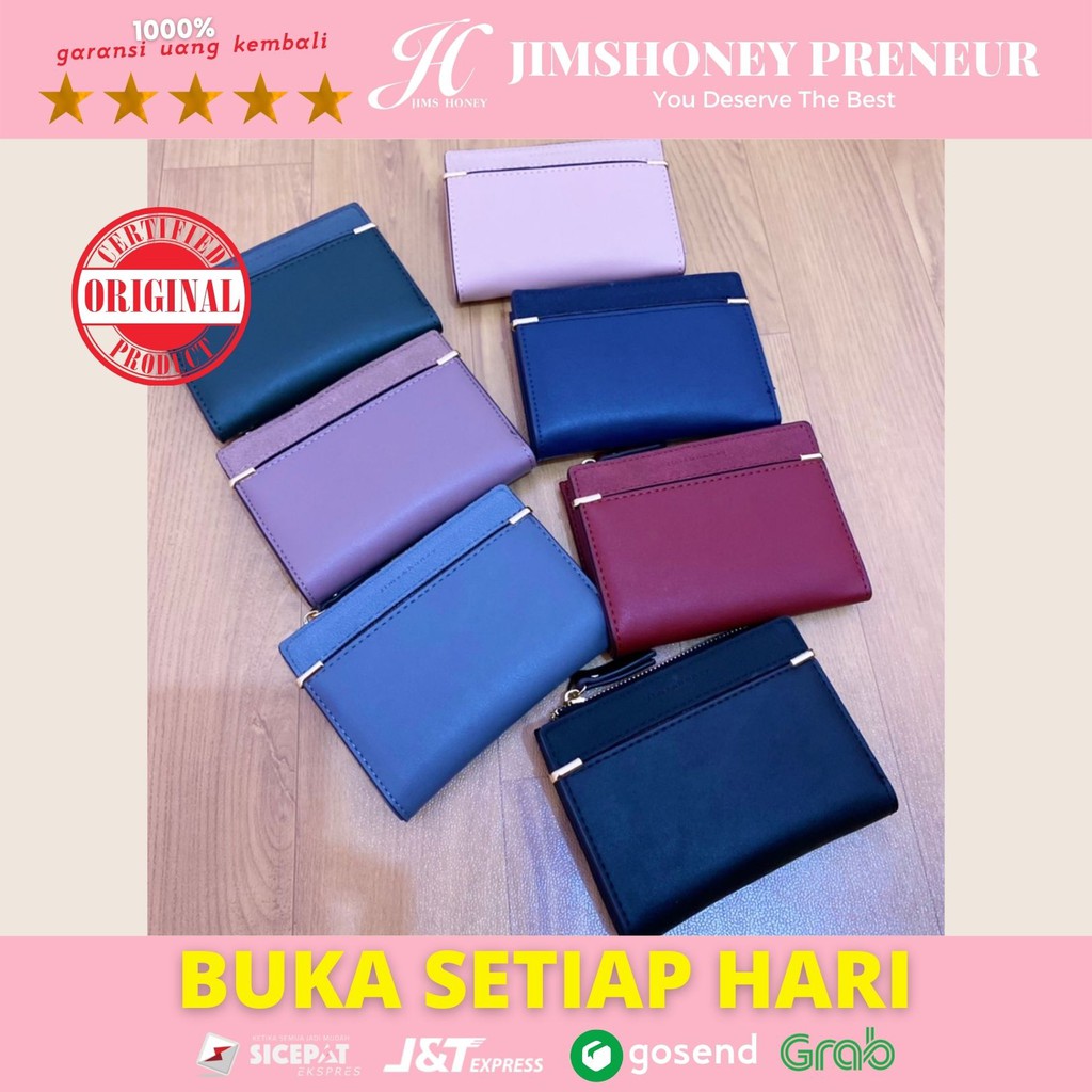 XAVIER PLUS Wallet Jims Honey Dompet Kartu Wanita Dompet Lipat Jims Honey Original