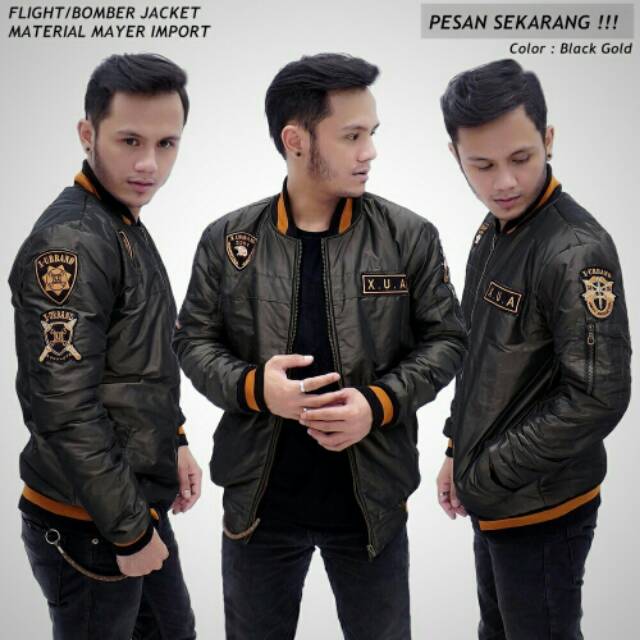 Jaket bomber xua &amp; jaket bomber