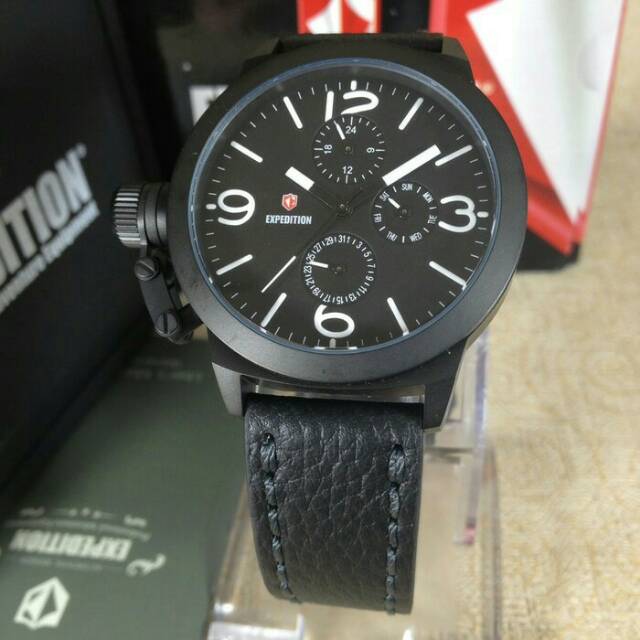 jam tangan expedition e6639 ladies original black 6639