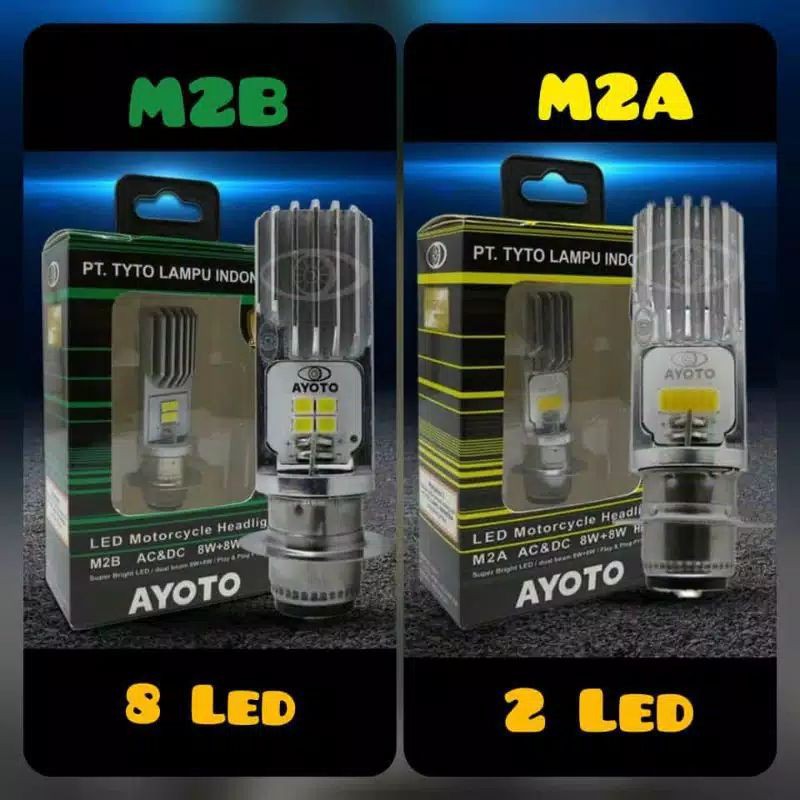 Jual Lampu Led Motor Ayoto M B M A Ac Dc Matic Bebekk Shopee Indonesia