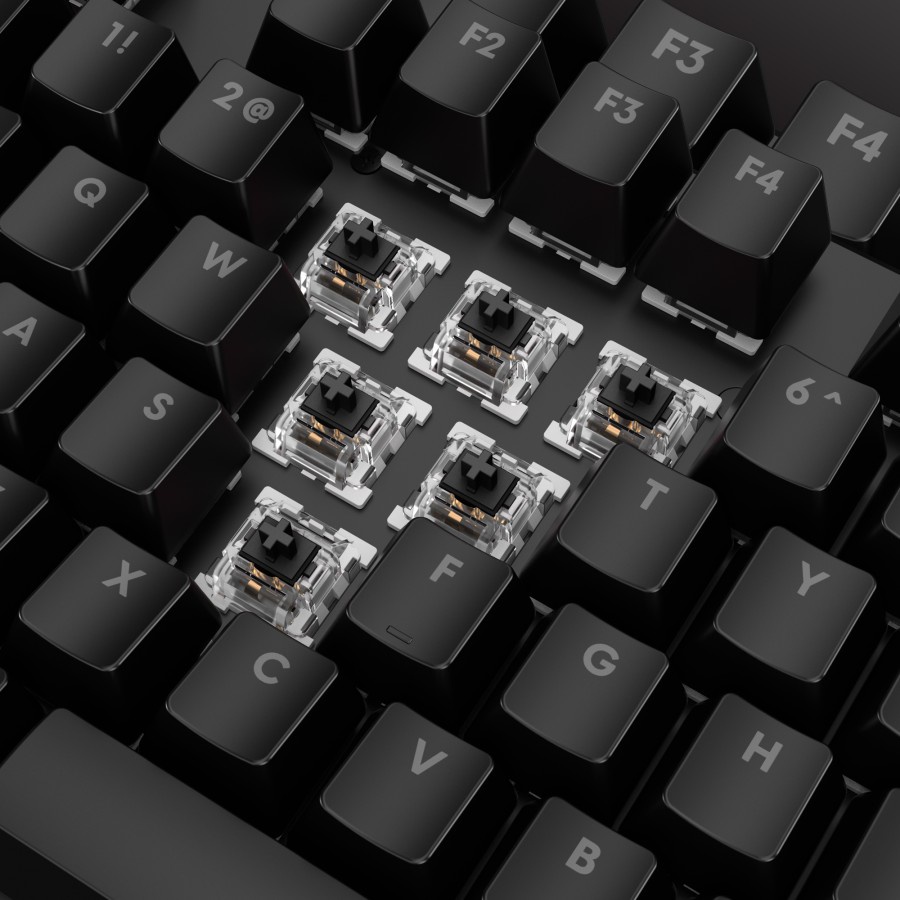 GATERON BLACK MECHANICAL SWITCH Linear Switches Keyboard