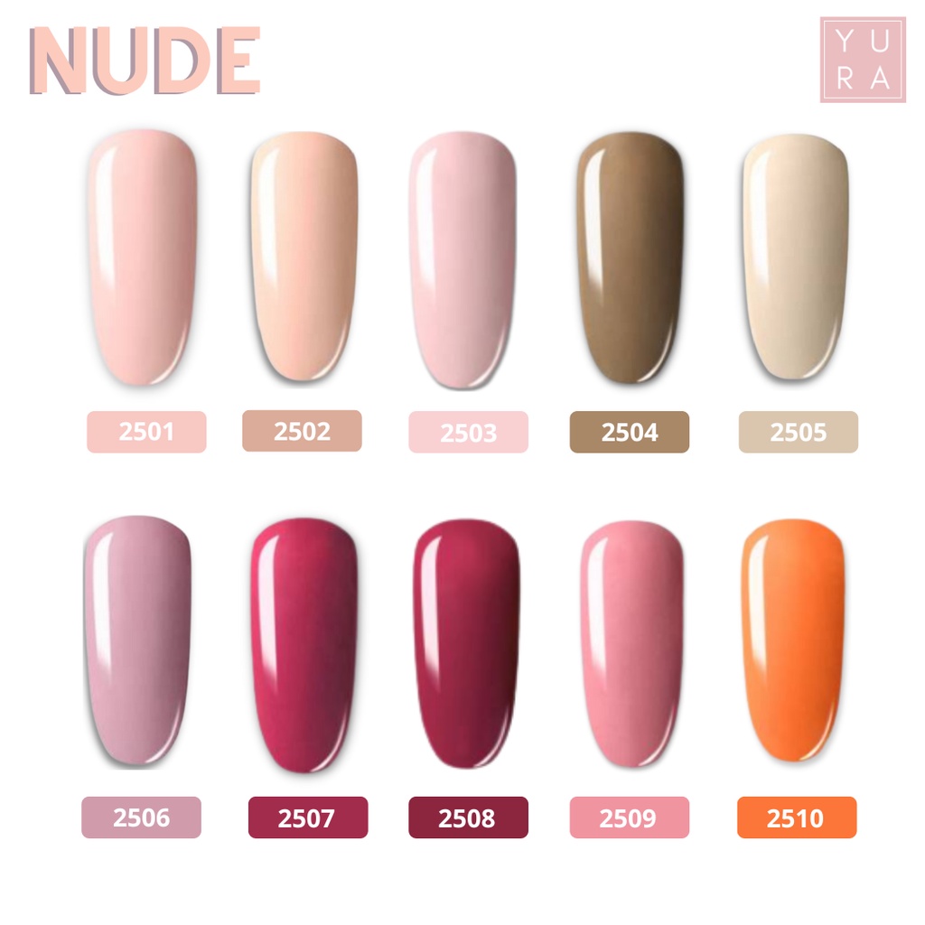 Rosalind Kutek Gel Polish UV LED Nude Basic Color Series