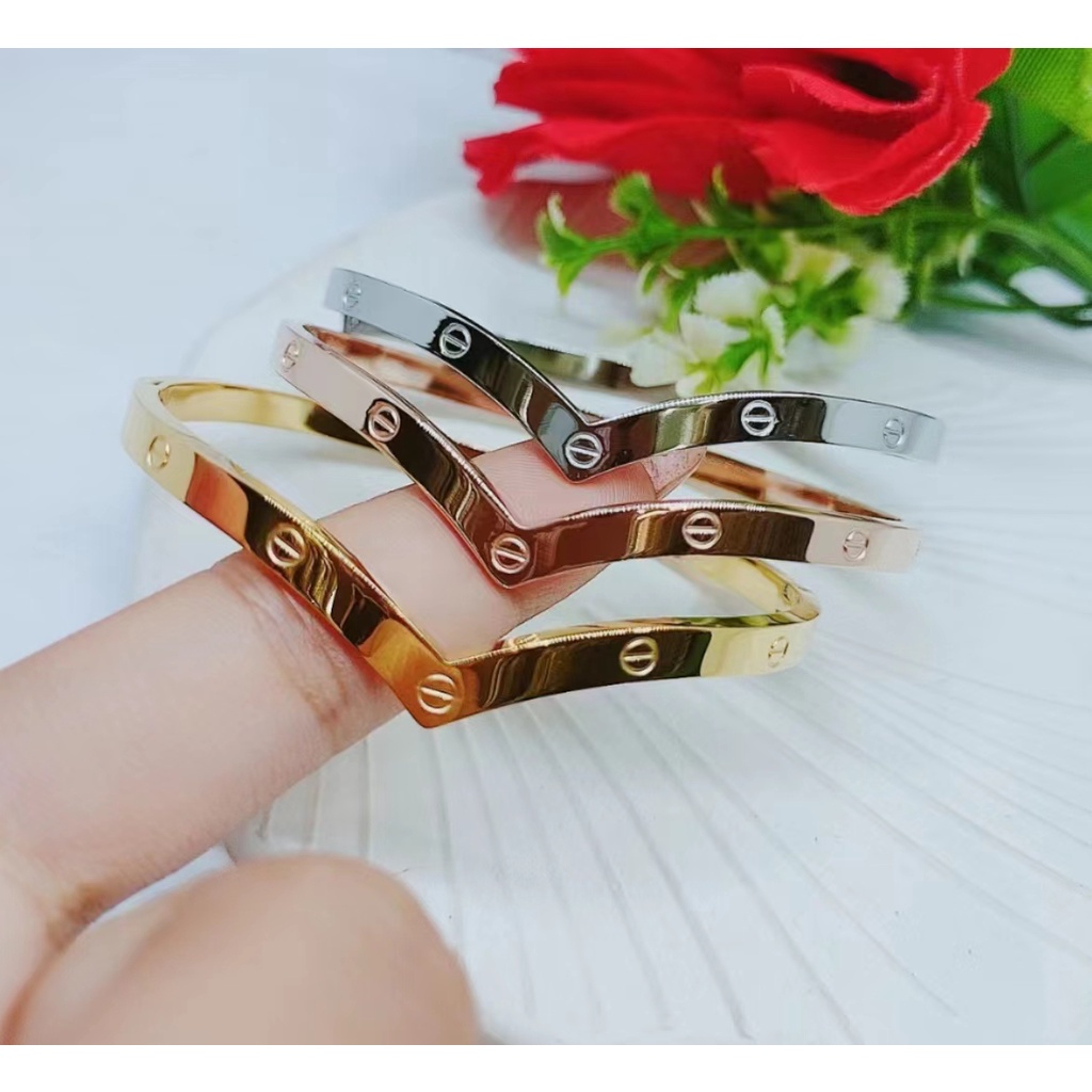 Gelang Titanium Permata Perhiasan Fashion N110