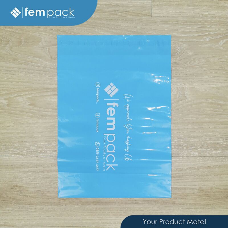 

100 Lembar Sablon Plastik Polymailer Ukuran 25x39