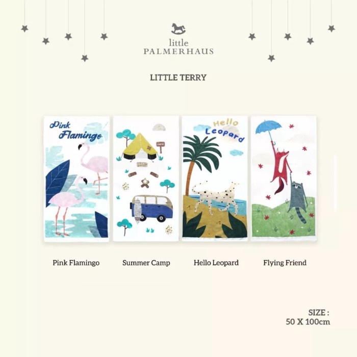 Little Terry Handuk Bayi &amp; Anak 50x100 cm | Little Terry Towels by Little Palmerhaus