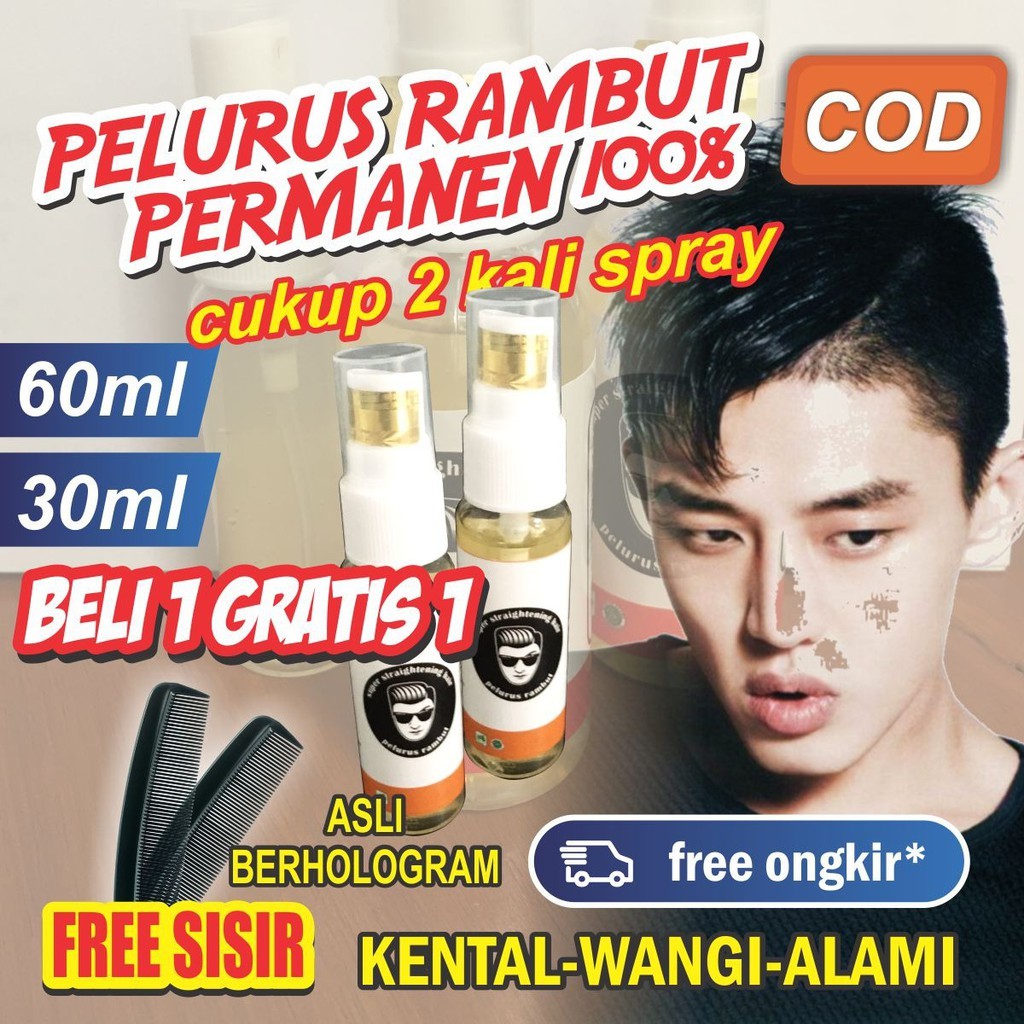 PELURUS RAMBUT PERMANEN SUPER STRAIGHTENING HAIR ORIGINAL/OBAT PELURUS PRIA &amp; WANITA