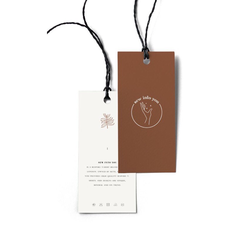 

Hangtag Label Baju Dll + Tali 100pcs