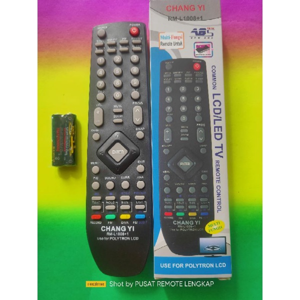 Remote TV LED LCD Polytron multi langsung pakai