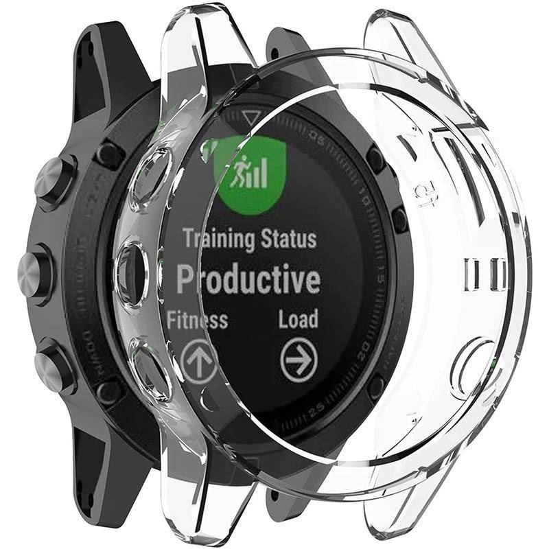 Soft Case TPU Transparan Cover Proteksi Smartwatch Garmin Fenix 5 5X 5X