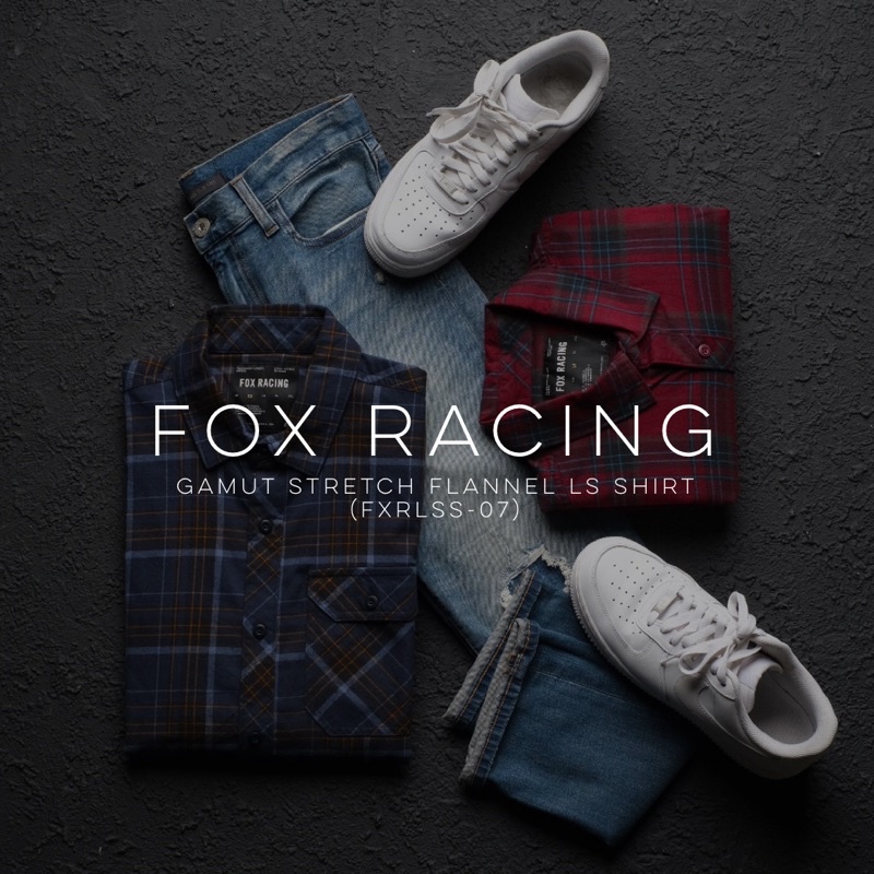 Kemeja Fox Racing Gamut Stretch Flannel LS Shirt FXR-LSS-07