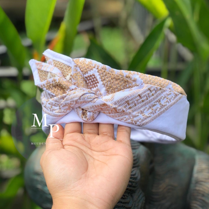 udeng jadi semi songket