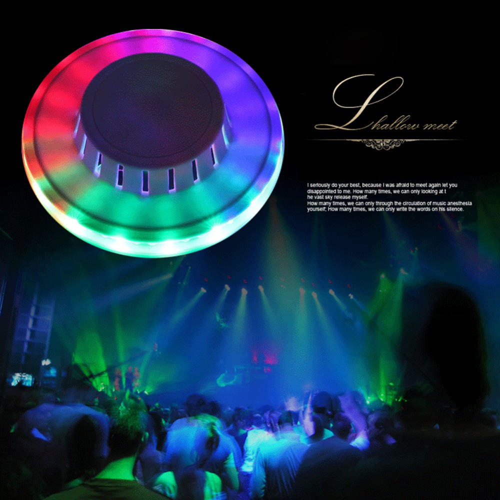 Lampu LED Stage UFO Disco Lamp Berubah Warna Warni Pesta Party Disko