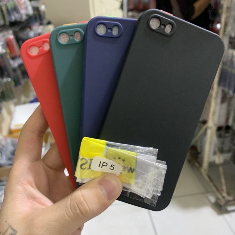 SMPC TPU Candy iPhone 5 5G 5S 5SE SoftCase Macaron Protection Camera Matte Color