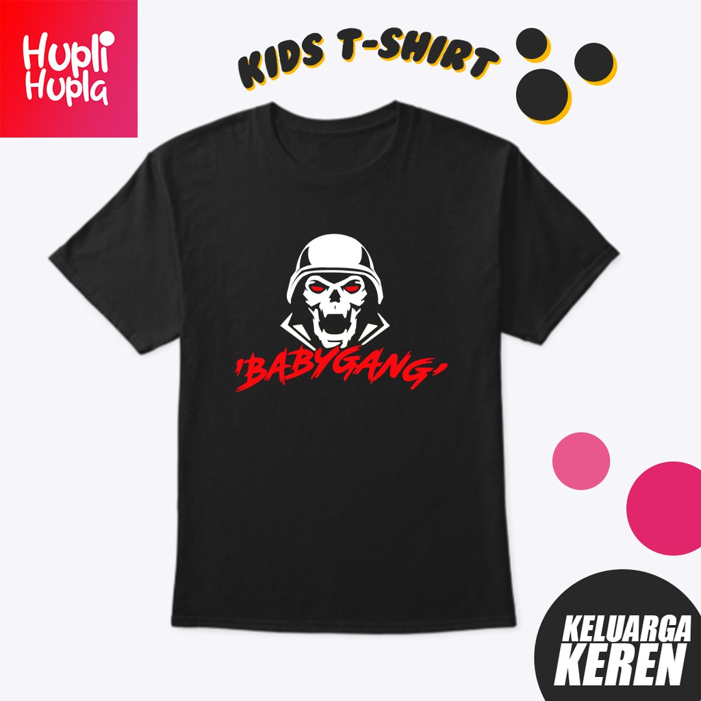 Kaos Anak Babygang Game Youtube Channel Bahan Distro Katun Combed
