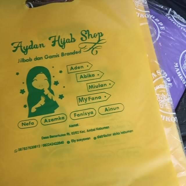 

Kresek kemasan plus sablon