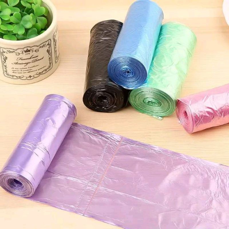 15pcs 45x50cm kantong plastik sampah/kantong plastik gulung