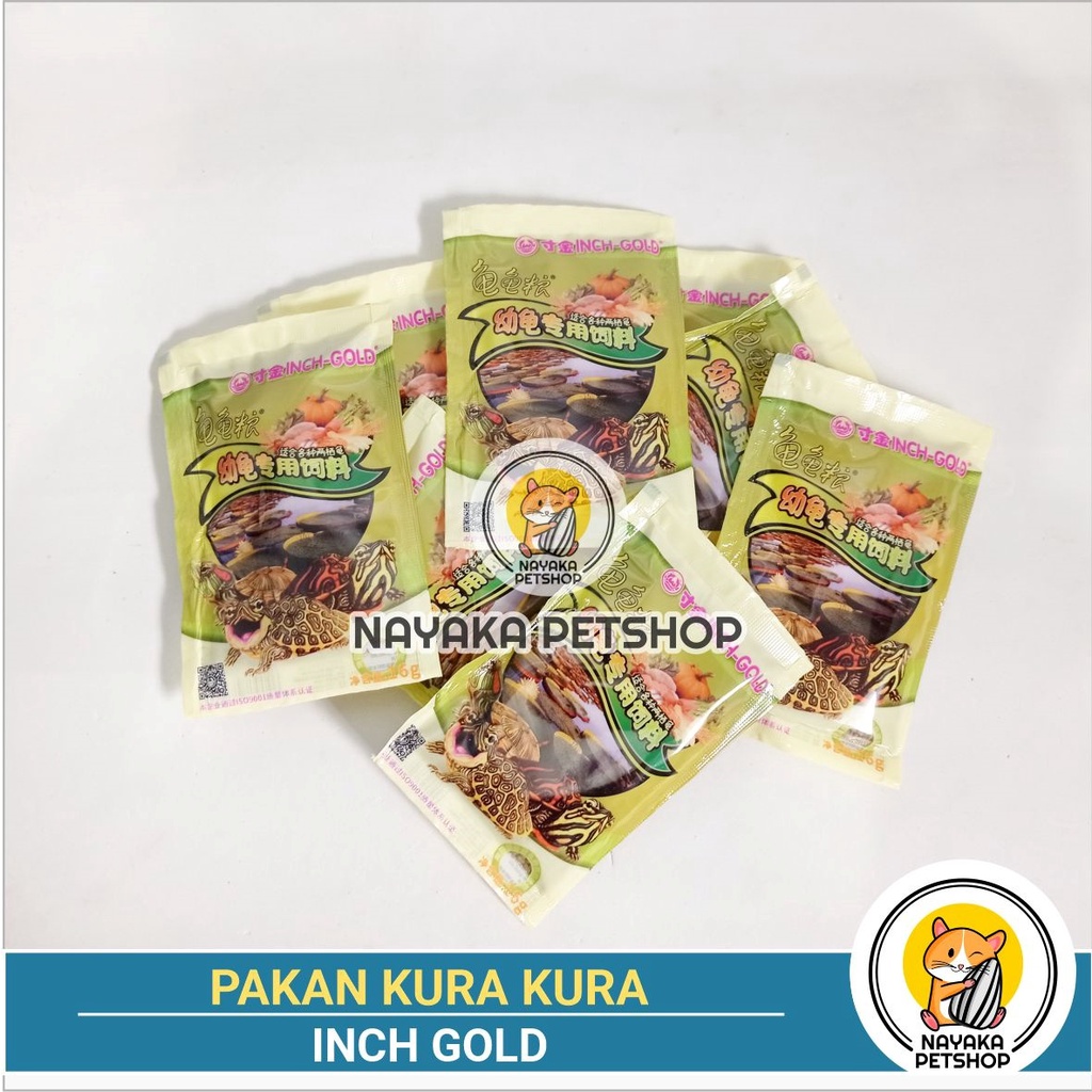 Inch Gold 16 gr Pakan Kura Kura Murah Stick Reptil Pelet Amfibi Makanan KuraKura Brazil Murah