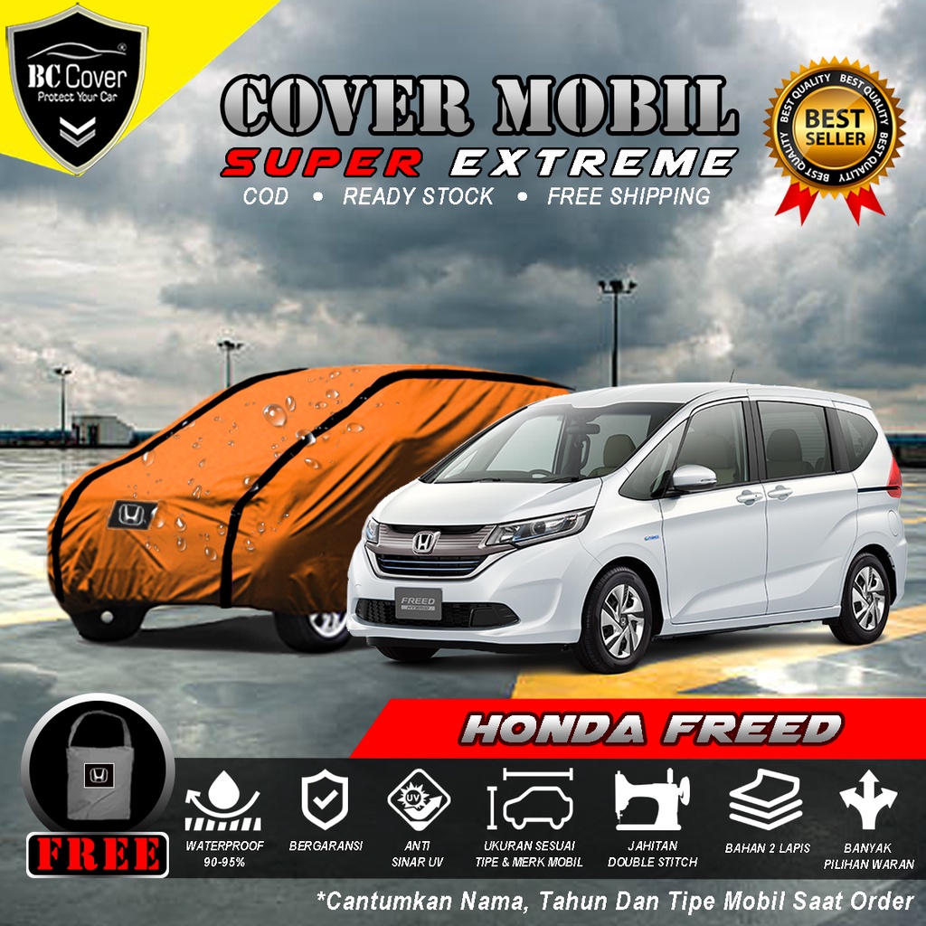 Body Cover Mobil Honda Freed Outdoor Waterproof / Sarung Mobil Freed Waterproof / Selimut Tutup Mantol Kerudung Mantel Penutup Mobil Honda Freed Waterproof Outdoor Anti Air