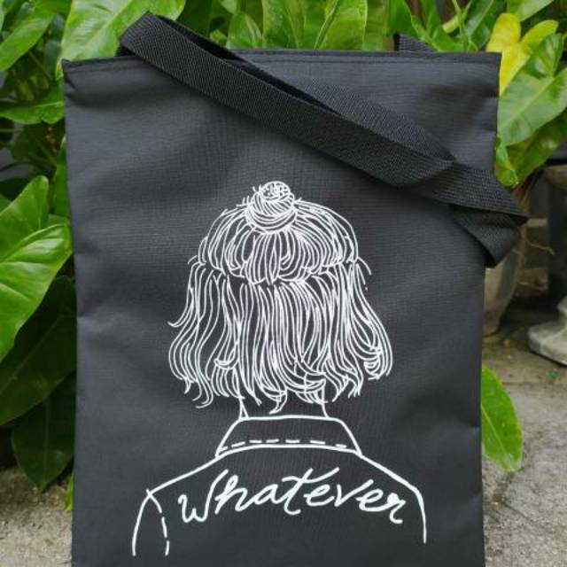 [WHATEVER] TOTE BAG RESLETING /TAS SABLON/TAS MURAH