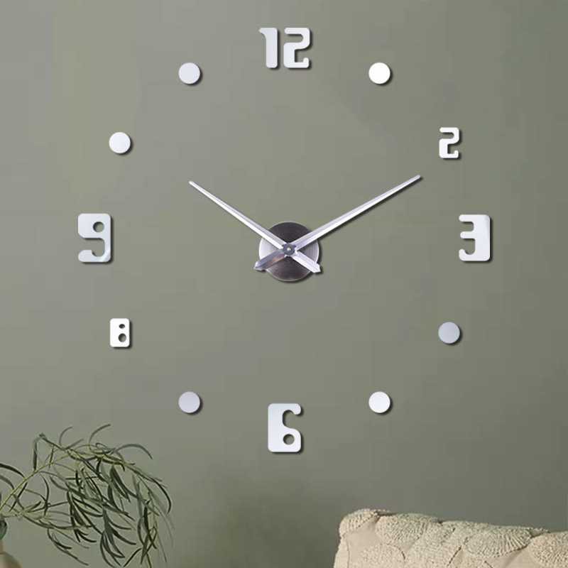 Jam Dinding Besar DIY Giant Wall Clock Dot 60 CM