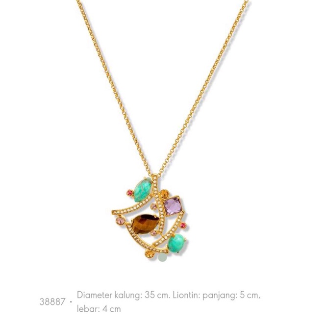 Sunny Turquoise Pendant Necklace