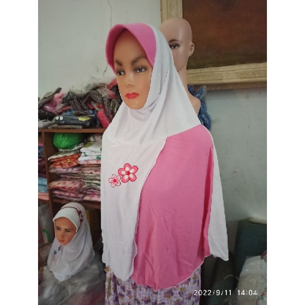 Hijab sekolah, hijab pramuka delima collection original 100%