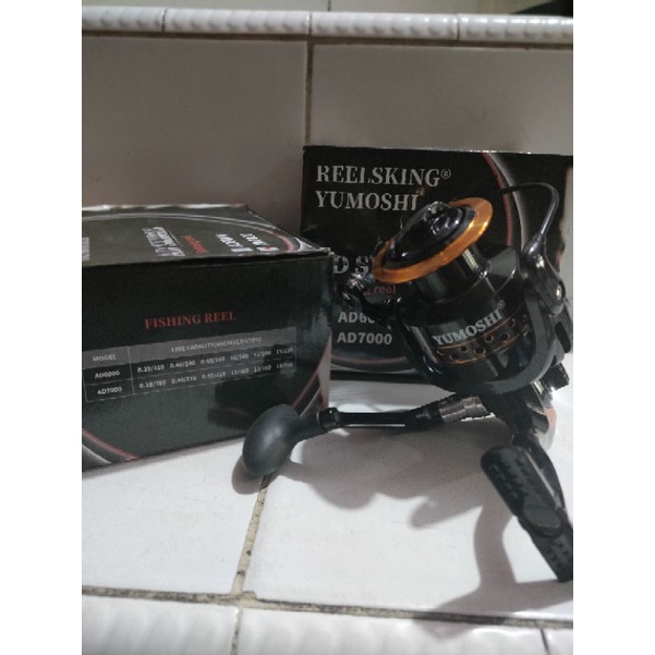 Reel Laut murah Yumoshi AD series 7000