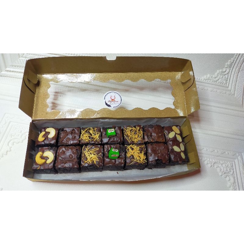 

Fudgy brownies size M