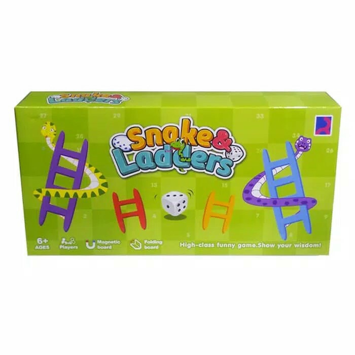 BOARD GAME SNAKE &amp; LEDDER - MAINAN KELUARGA