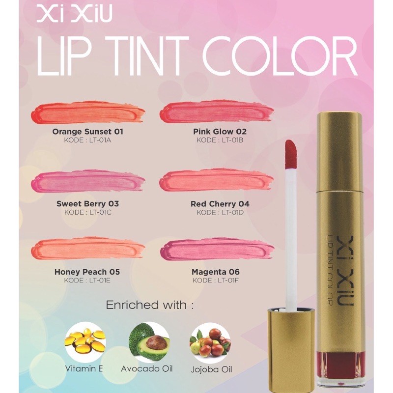 Xi Xiu Lip Tint Color