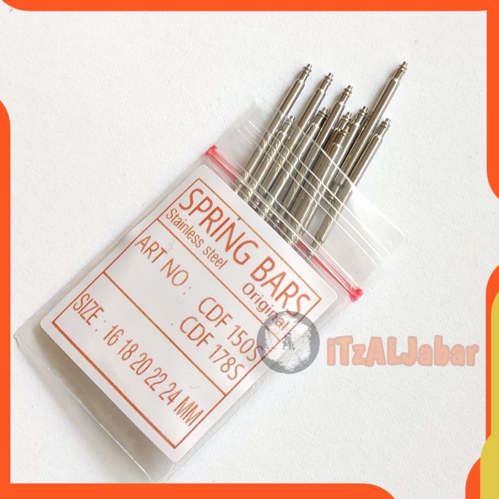 Pen strap spring bar tali jam tangan Pin pen spring bar (12 Pcs)