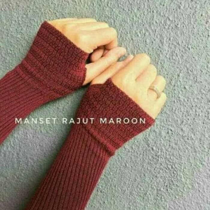 SALE  Manset Rajut Premium / Handsock Rajut Premium / Manset Tangan Rajut - B00093