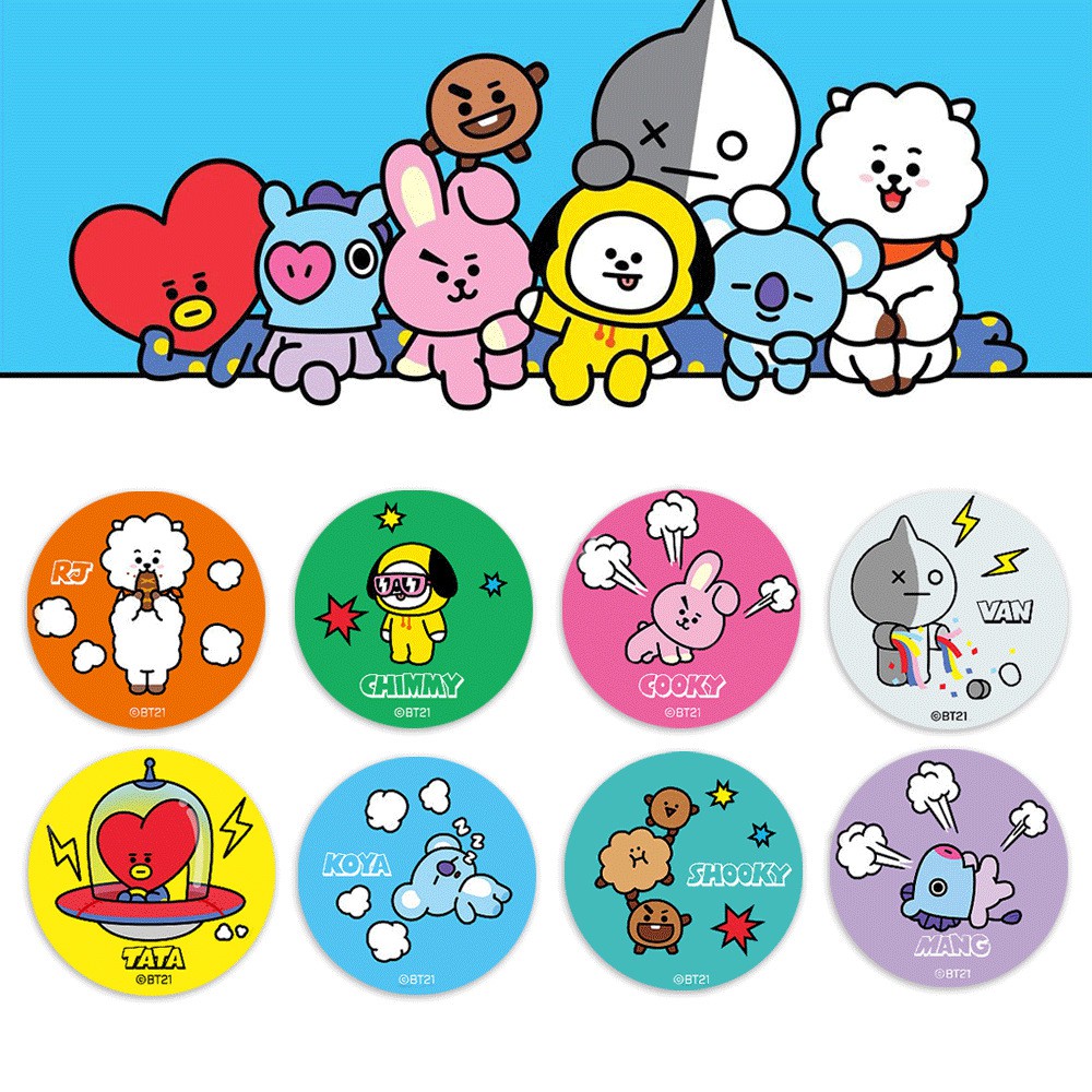 Gambar Kartun Bts Dan Bt21 - Gambar Kartun