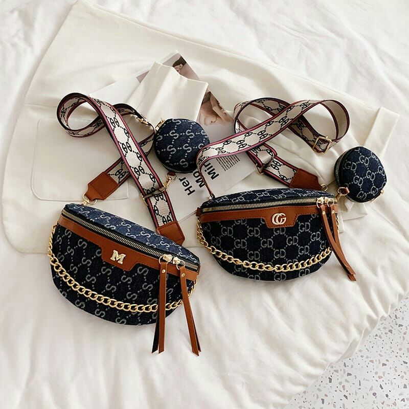 TAS SELEMPANG IMPORT GUCCI GD FREE DOMPET KOIN