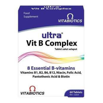 Jual VITAMIN-B- VITABIOTICS ULTRA VITAMIN B COMPLEX ISI 60 TABLET ...