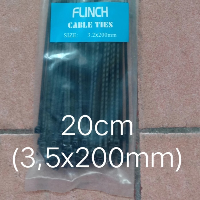 CABLE TIES FLINCH 20CM ISI 100 PCS